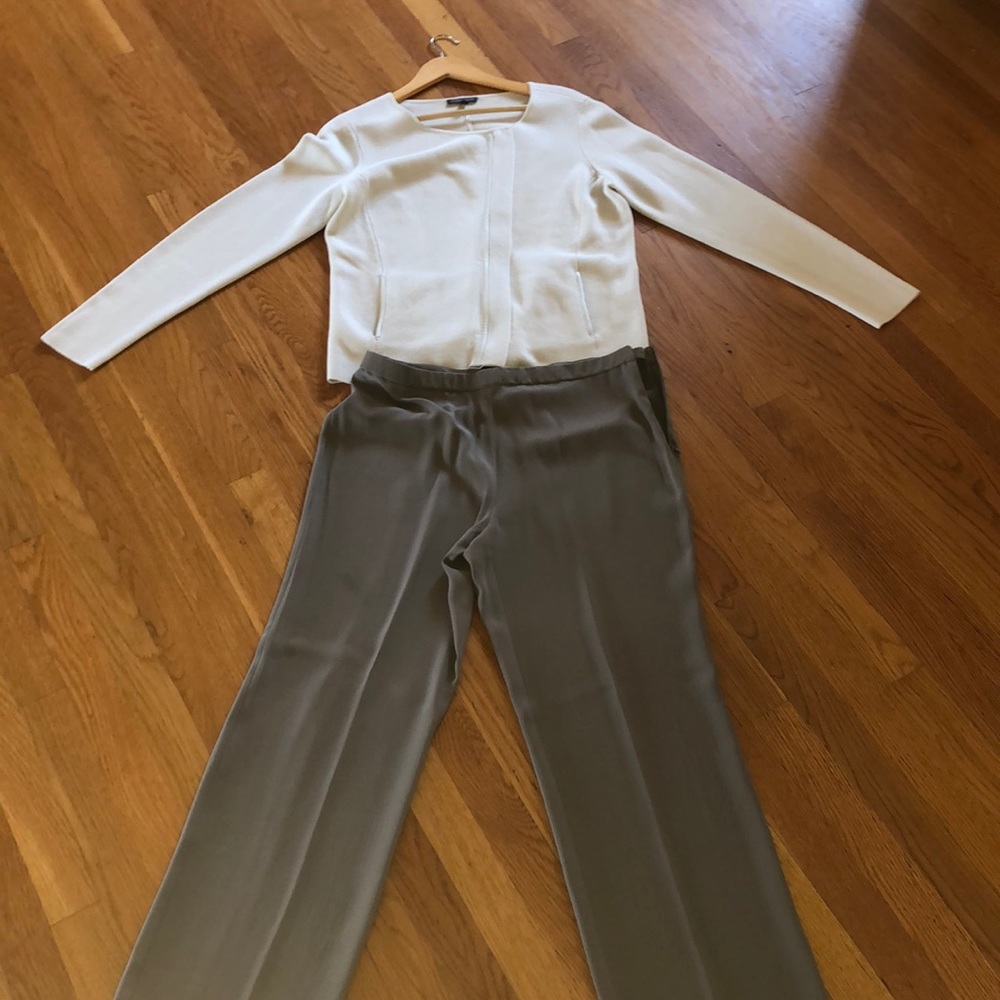 Eileen Fisher women’s sweater and pants set